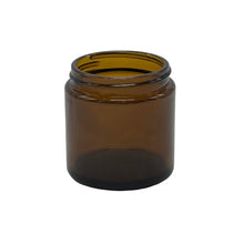Load image into Gallery viewer, 120ml Amber Glass Jar with White Lid
